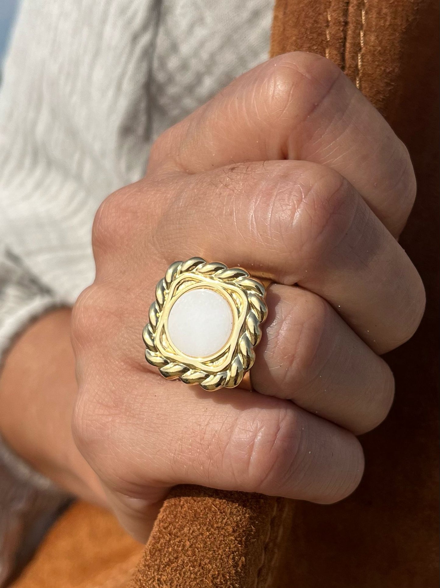 Bague MIRA blanche