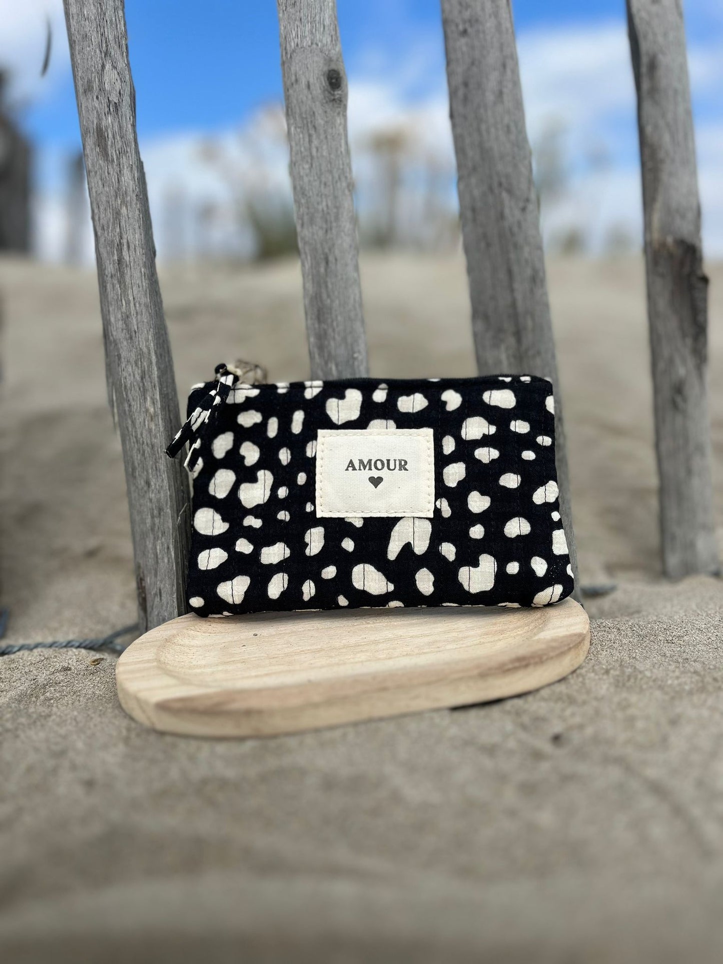 Pochette AMOUR noire