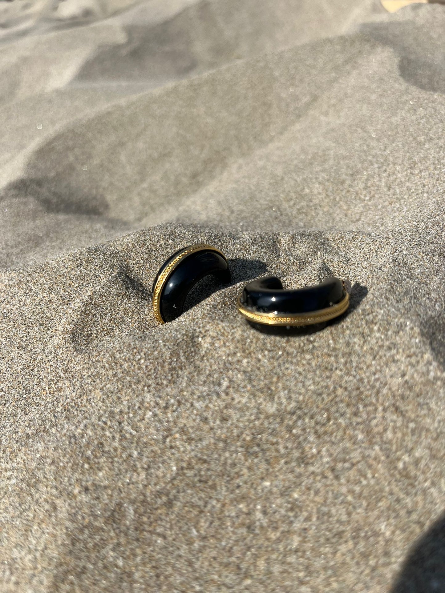 Boucles d'oreilles MELISSA noires