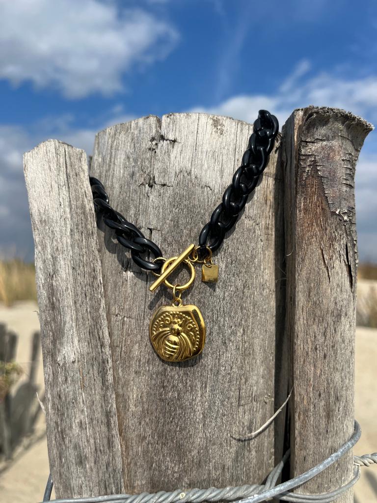 Collier MILA noir Milë Mila
