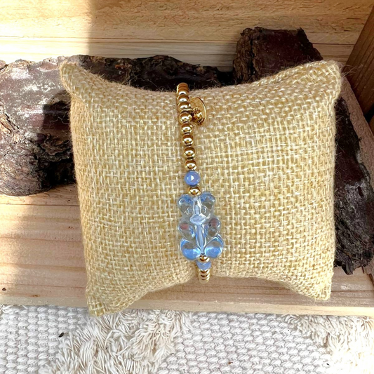 Bracelet DORA ourson  bleu