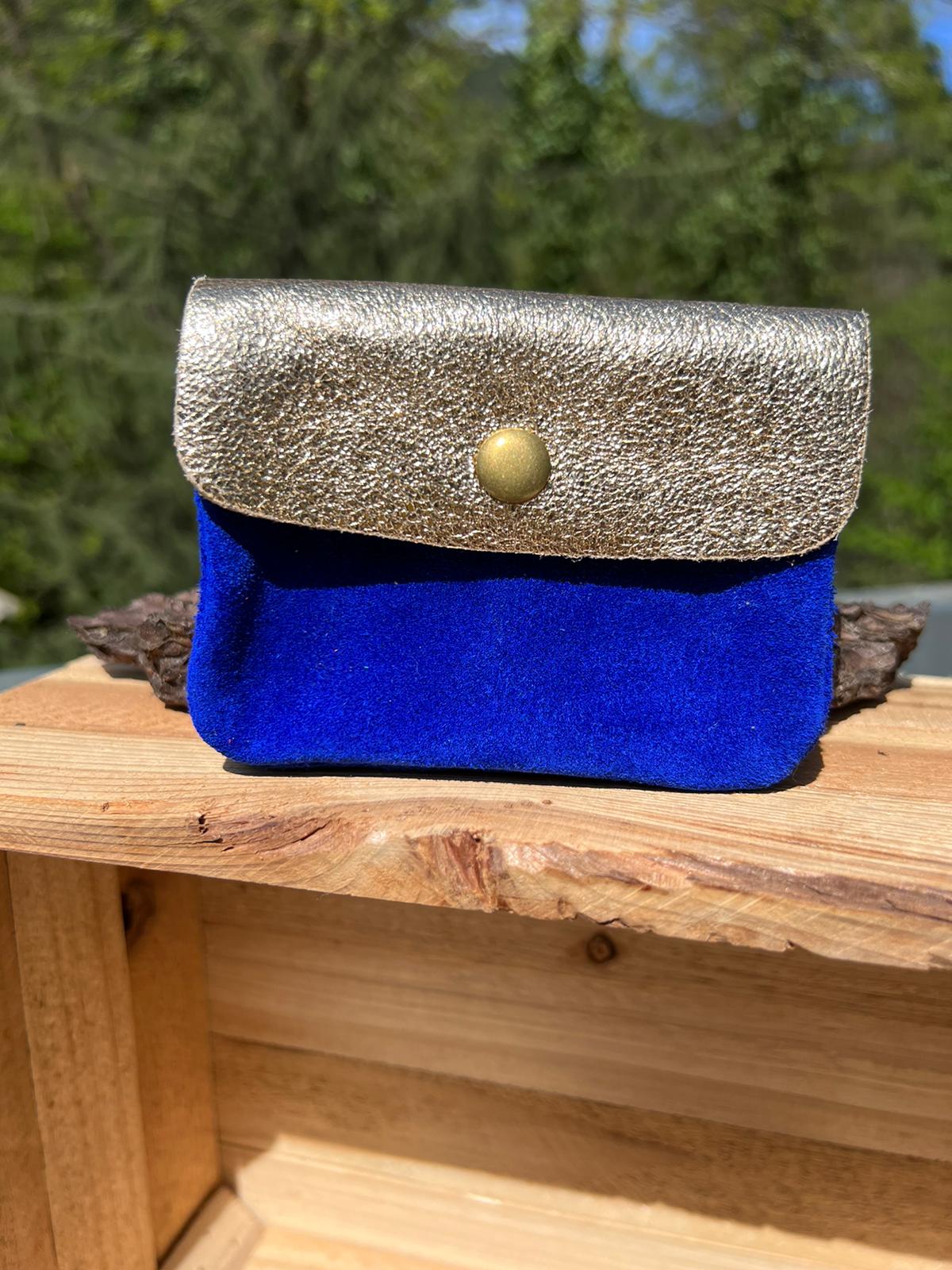 Porte-monnaie CÉLIA bleu