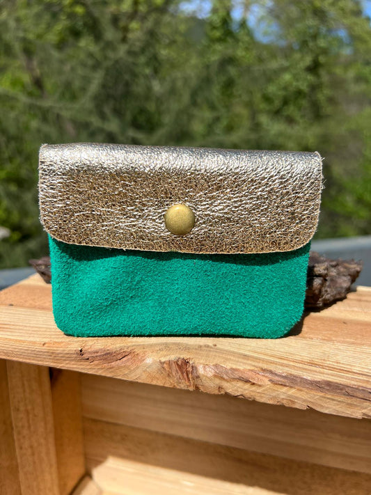 Porte-monnaie CÉLIA vert