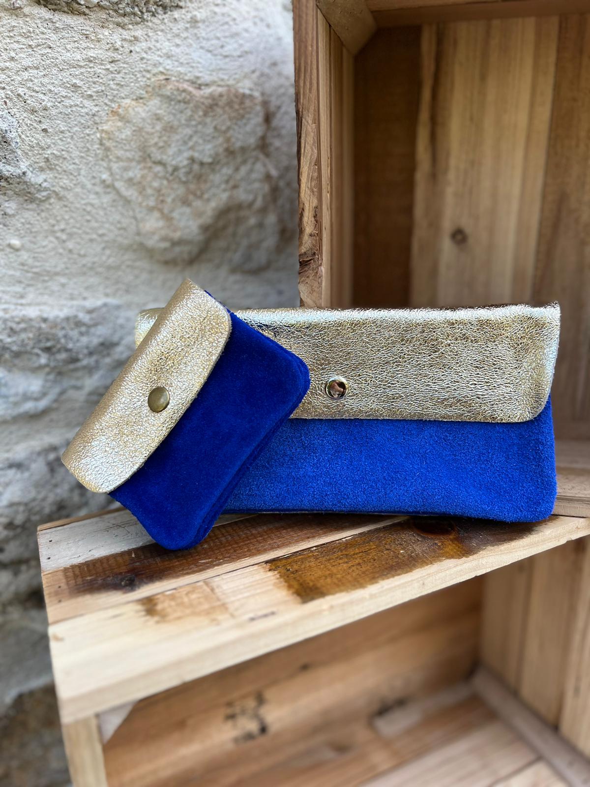 Porte-monnaie CÉLIA bleu