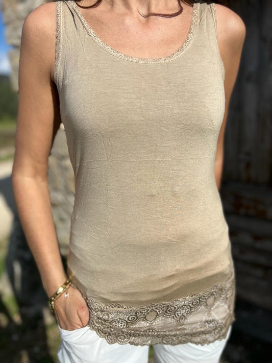 Débardeur KELYA beige