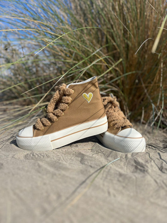 Baskets montantes SELENA marrons