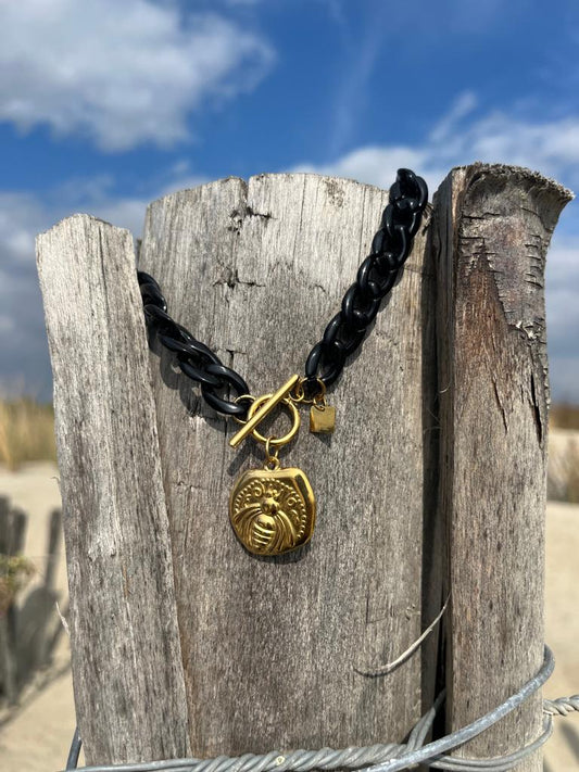 Collier MILA noir Milë Mila